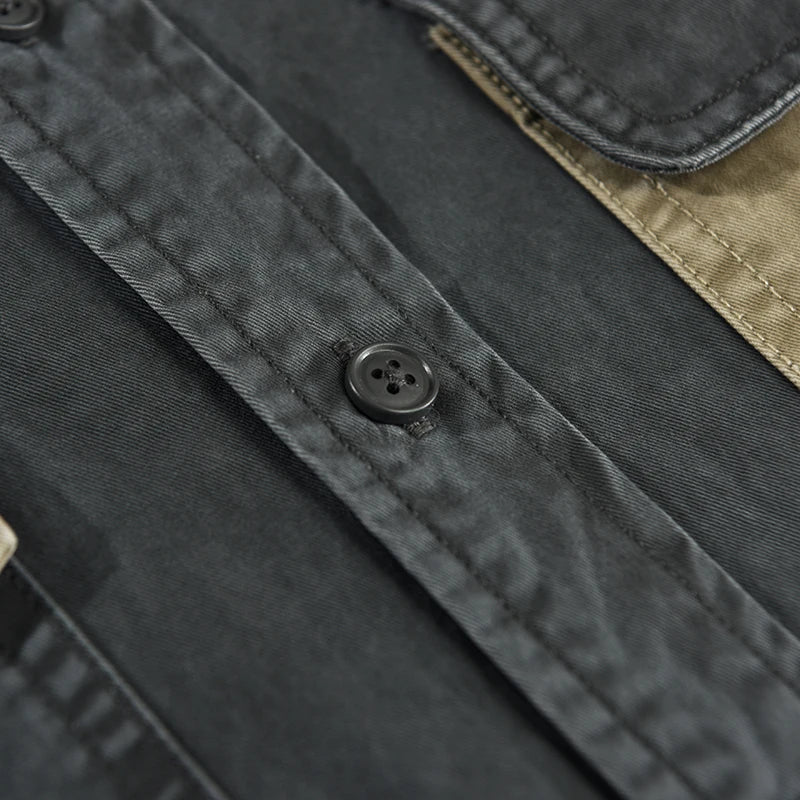 Xanric | Cargo Patchwork Overhemd
