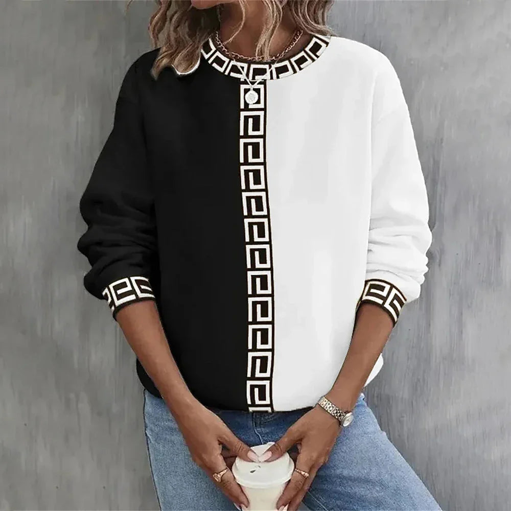 Yass | Trendy Geometrische Trui