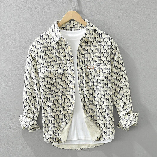 Calder | Casual Overhemd Met Print