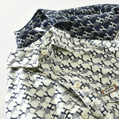 Calder | Casual Overhemd Met Print