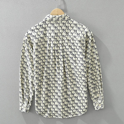 Calder | Casual Overhemd Met Print