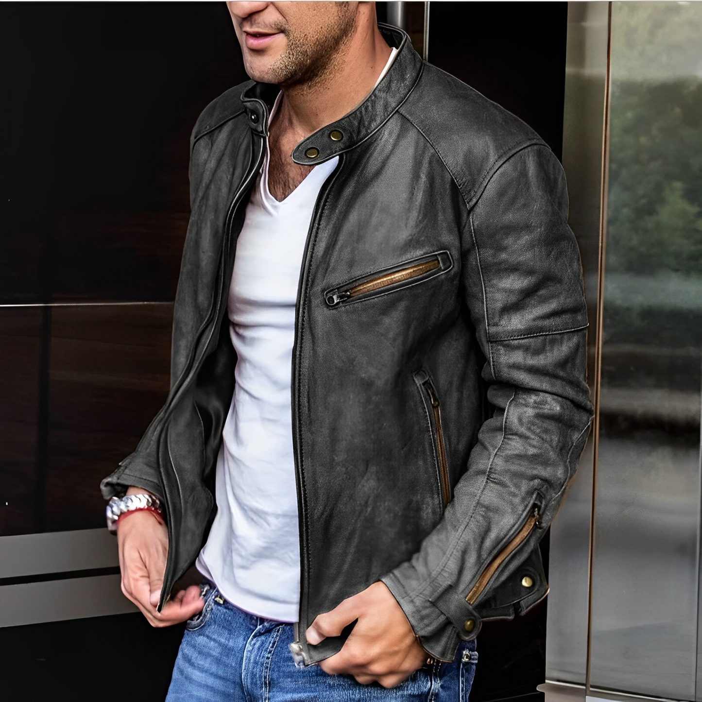 Peter | Trendy Stoere Motorjas