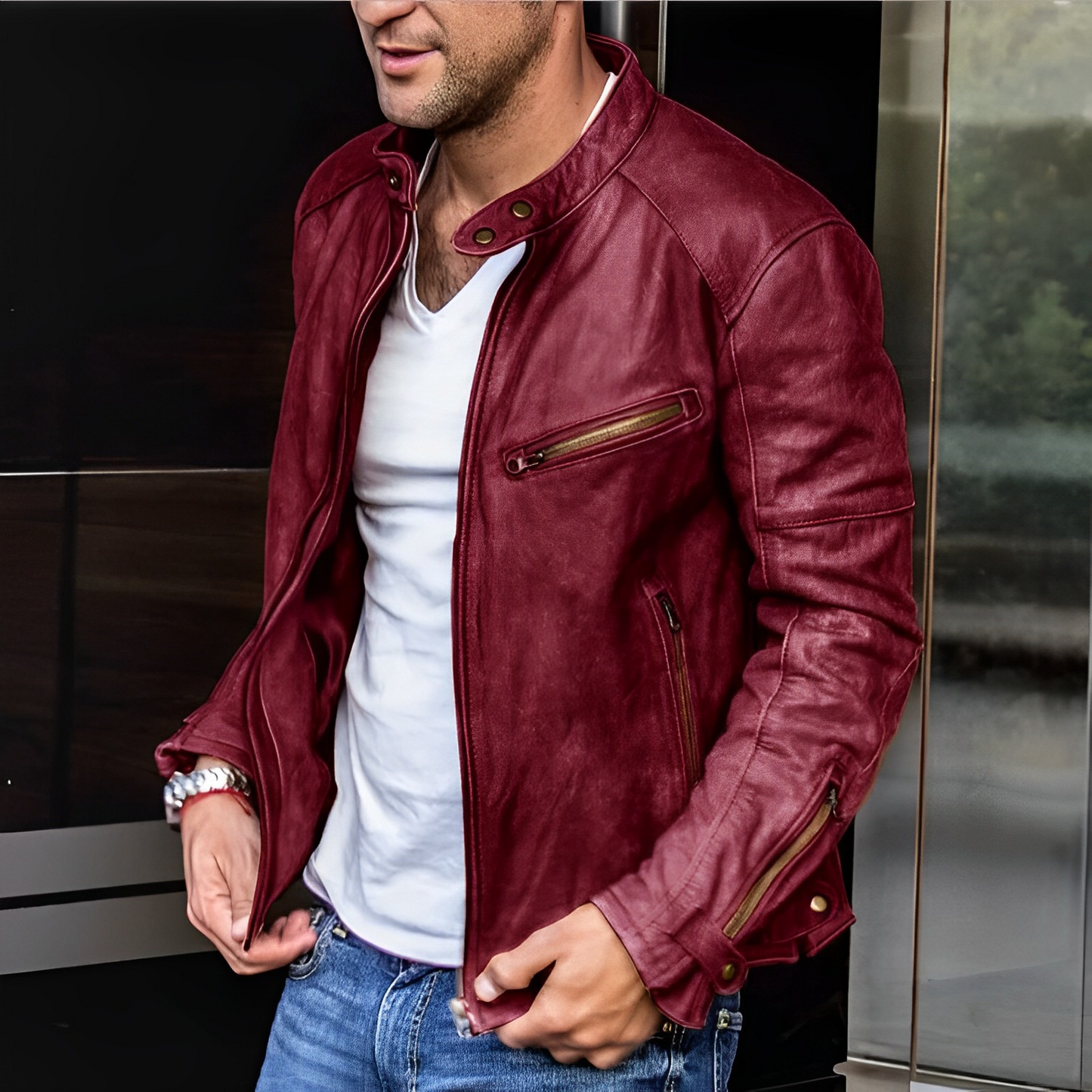 Peter | Trendy Stoere Motorjas