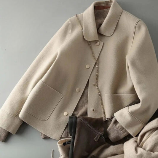 Dames Warme Casual Jas | Knoopsluiting