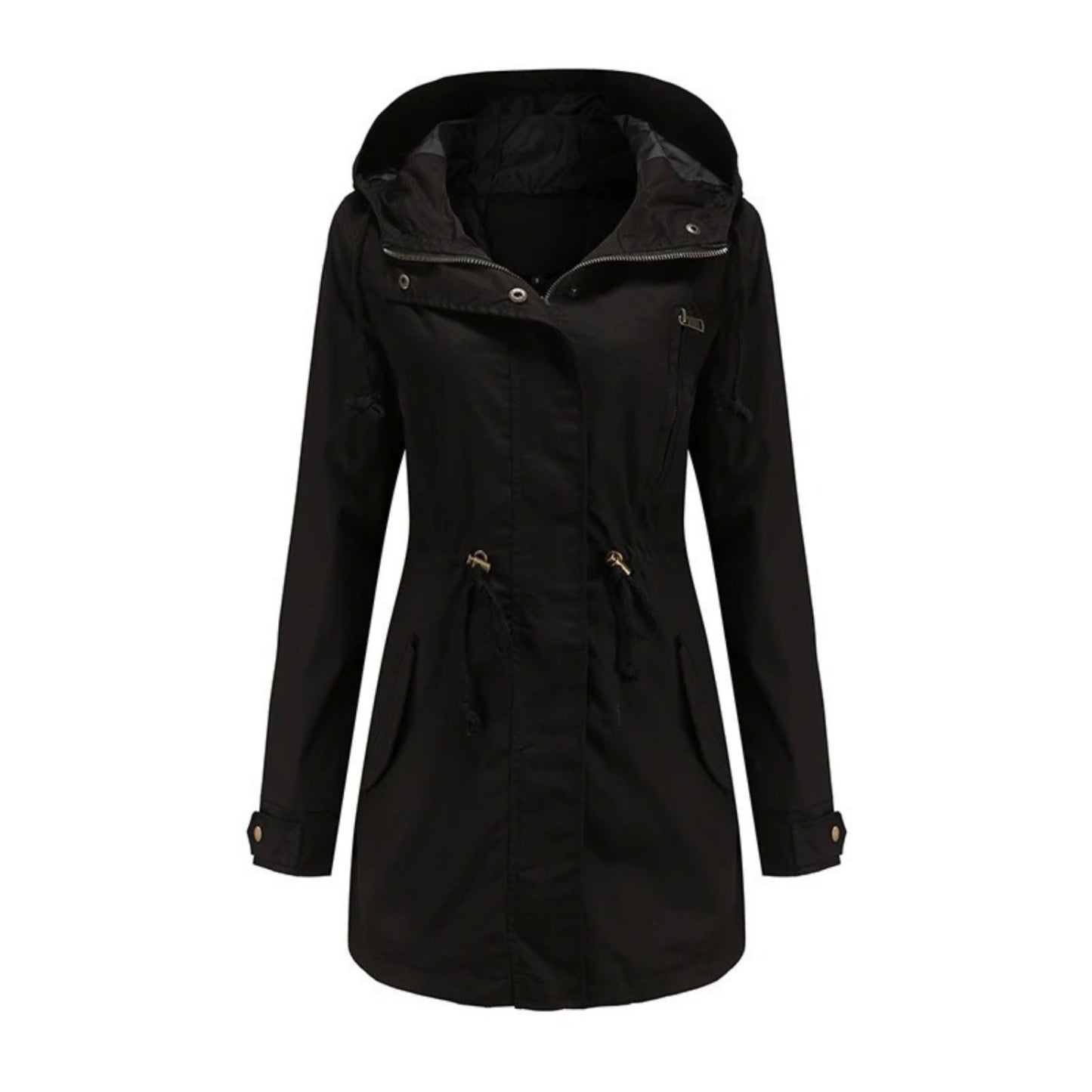 Everlindina | Dames Hooded Jacket | Drawstring Taille Ontwerp