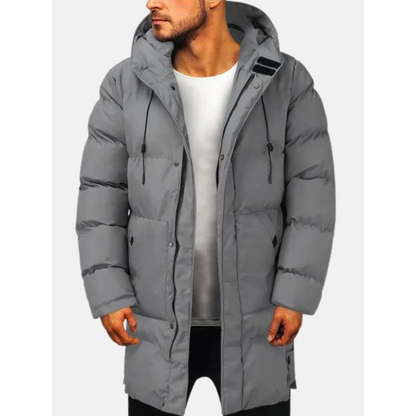 Heren Pufferjas – Regular Fit – Gewatteerd Isolerend – Met Capuchon en Ritsluiting