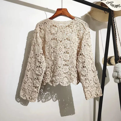 Roza | Korte Gehaakte Cardigan