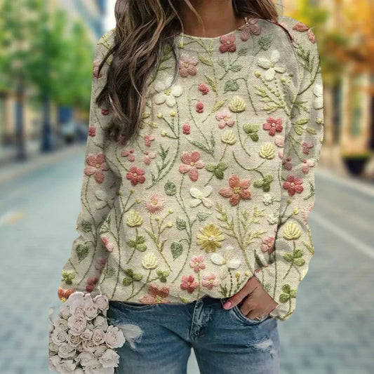 Everdiana | Dames Bloementrui | Geborduurd Design
