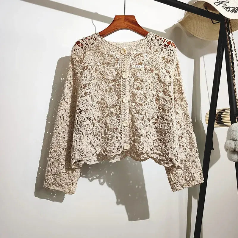 Roza | Korte Gehaakte Cardigan