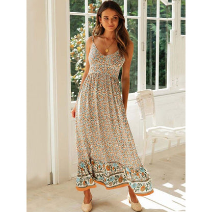 Dames Maxi Jurk | V-Hals