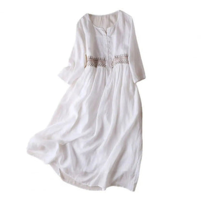 Dames Zomer Vintage Stijl Midi Jurk | Boho
