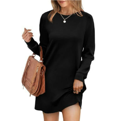 Dames Mini Trui Jurk | Lange Mouw