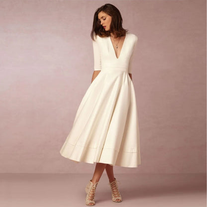 Dames Avond Midi Jurk | Elegant