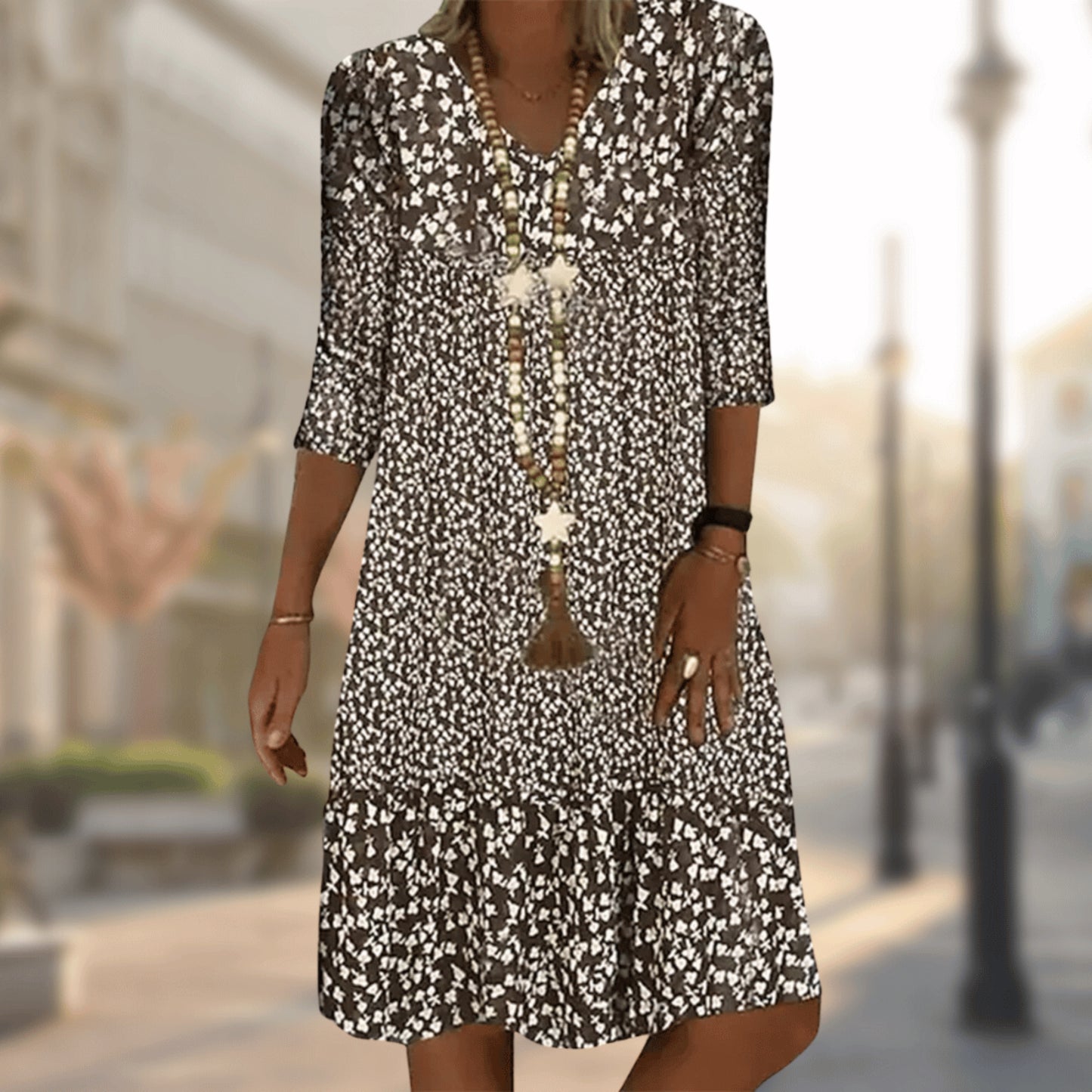 Dames Elegante Jurk | Comfortabel