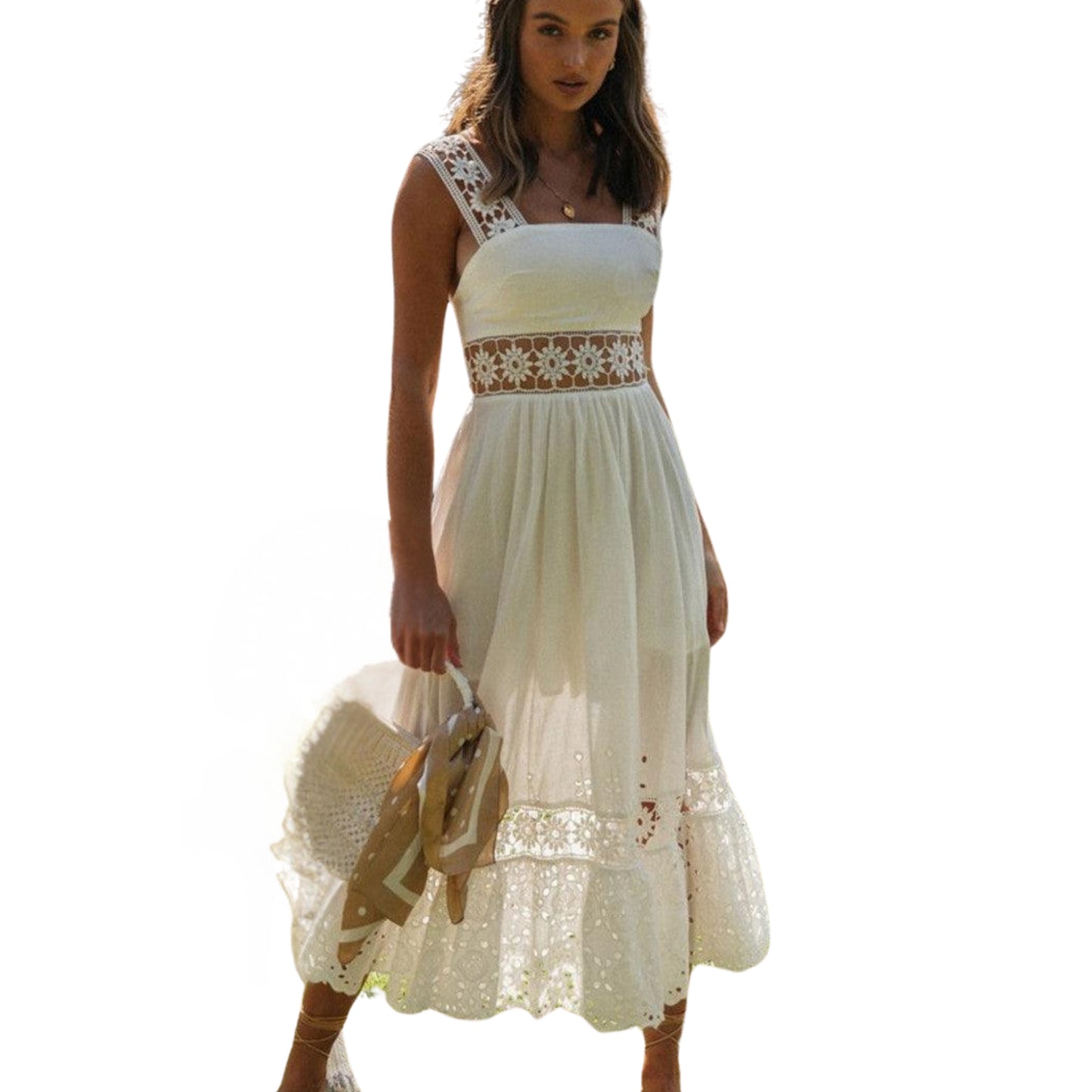 Dames Witte Jurk | Bohemien