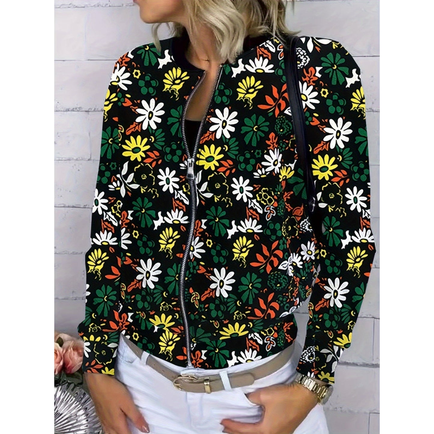 Dames Bomberjas | Bloemenprint