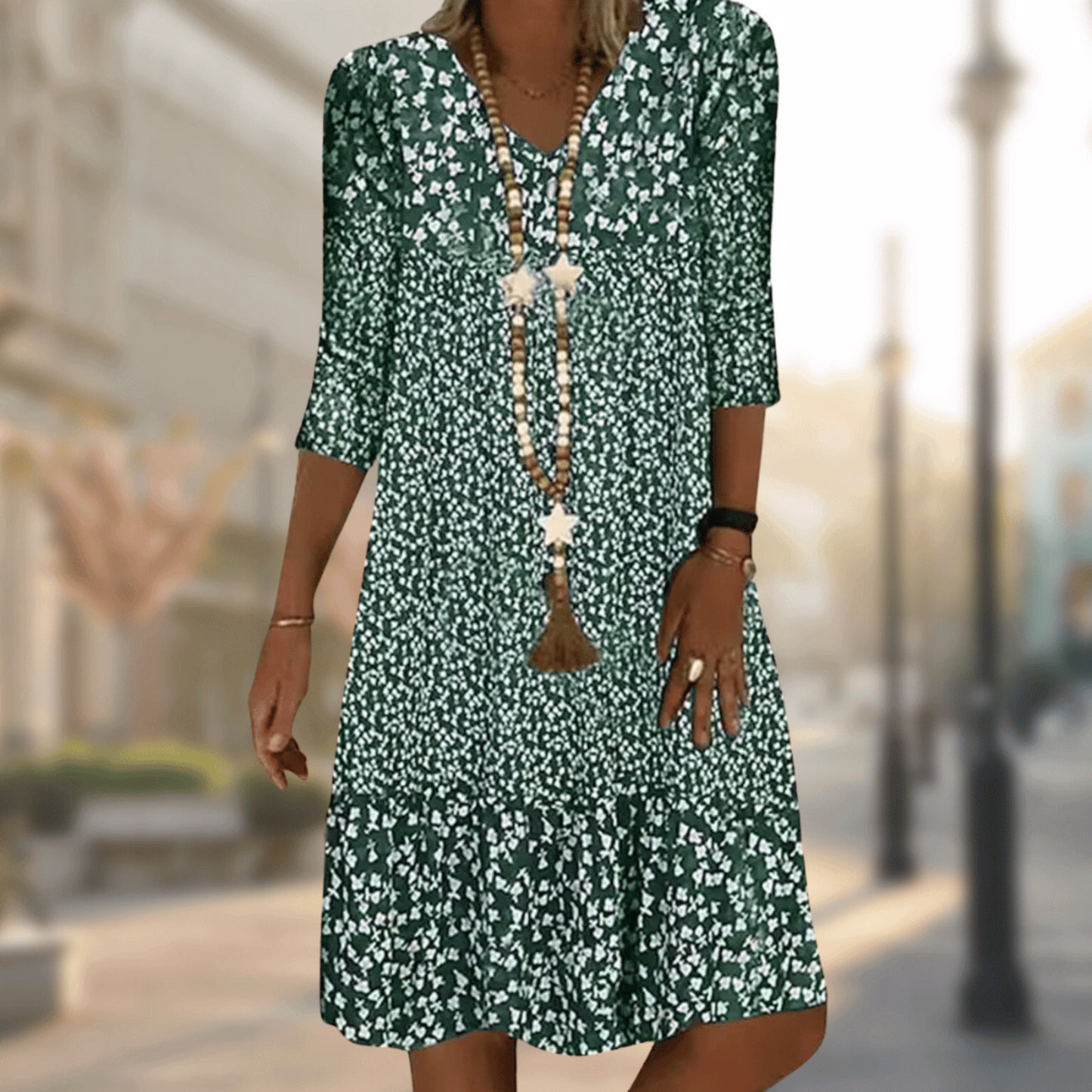 Dames Elegante Jurk | Comfortabel