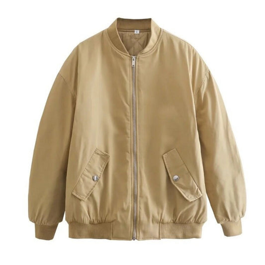 Dames Zip Bomberjas | Comfortabele Pasvorm