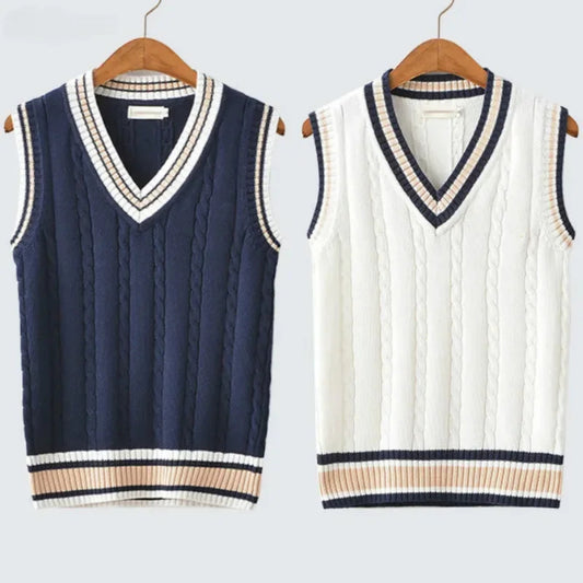 Heren Mouwloos Vest | V-Hals