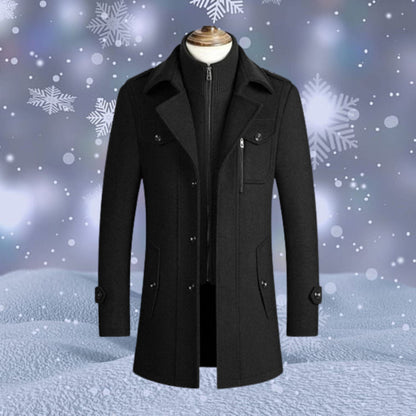 Arnwald | Heren Winterjas | Getailleerde Knoopsluiting