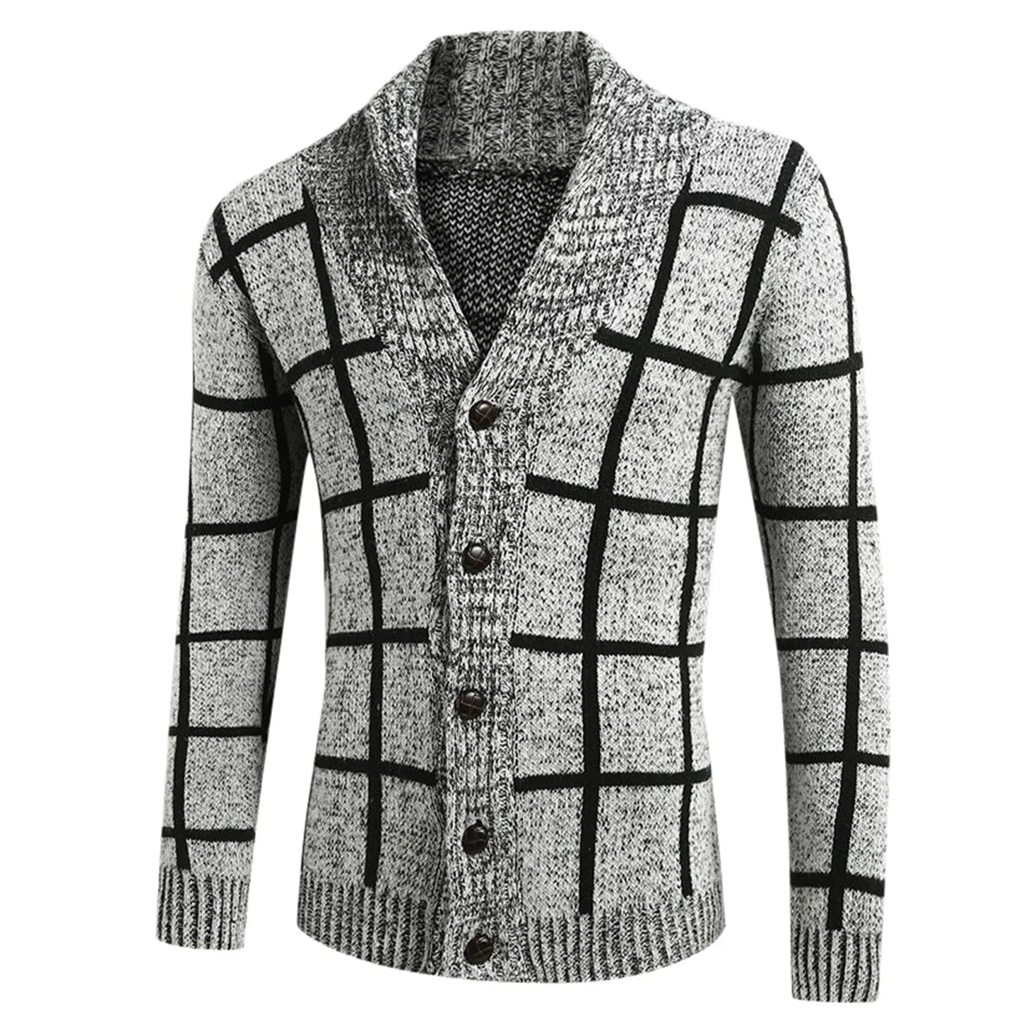 Theodor | Moderne Plaid Cardigan