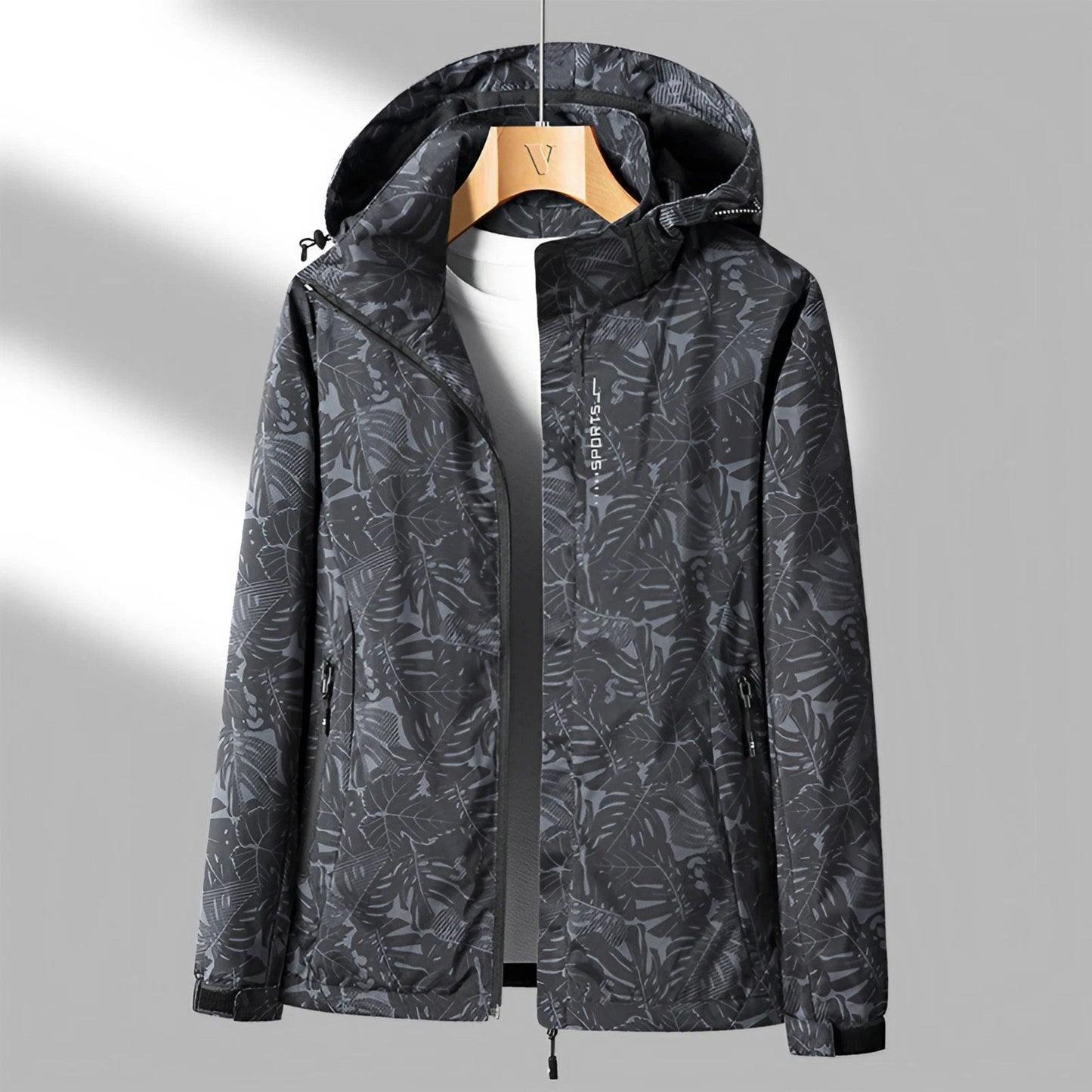 Bergitha | Dames Hooded Jacket | Patroon Outdoor