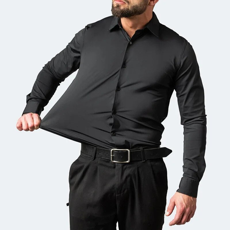 Jerrick | Kreukvrij Langsleeve Shirt