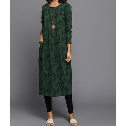 Cristeldina | Dames Midi-Jurk | Lange Mouwen