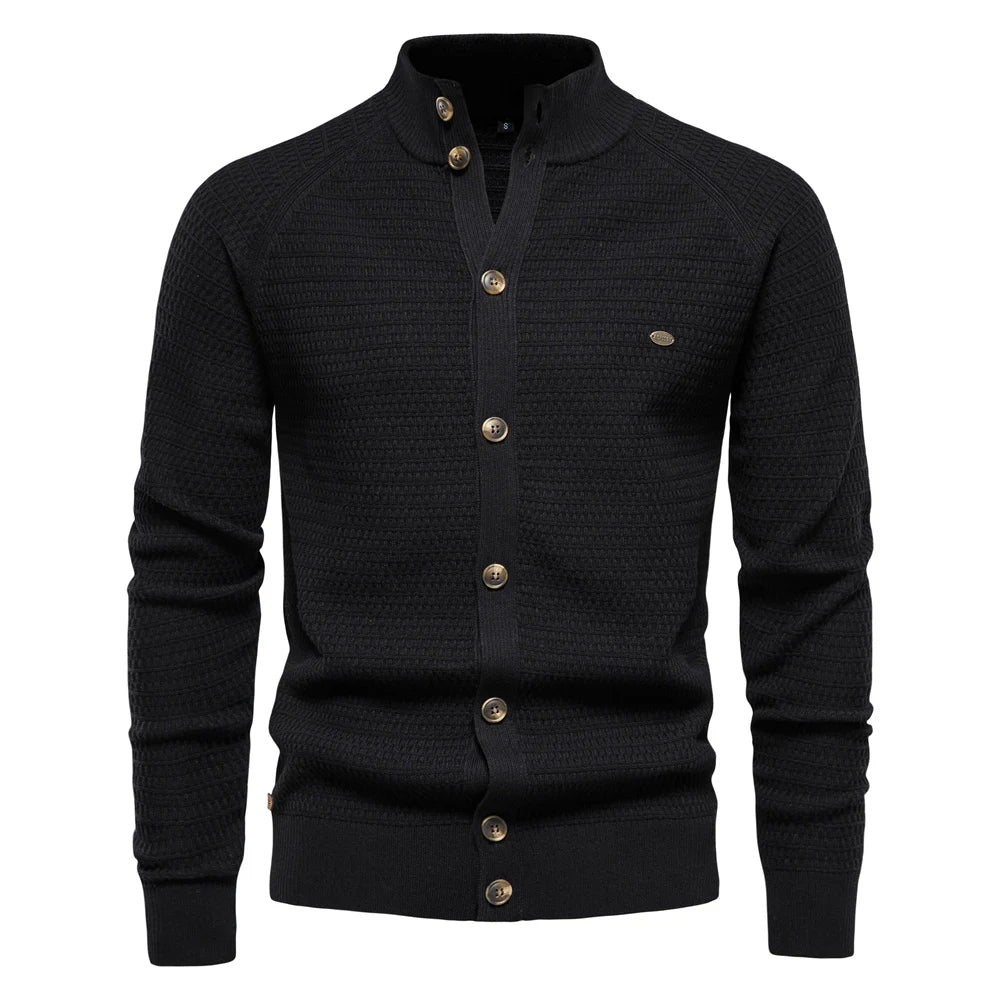 Magnus | Gebreide Cardigan Met Knopen