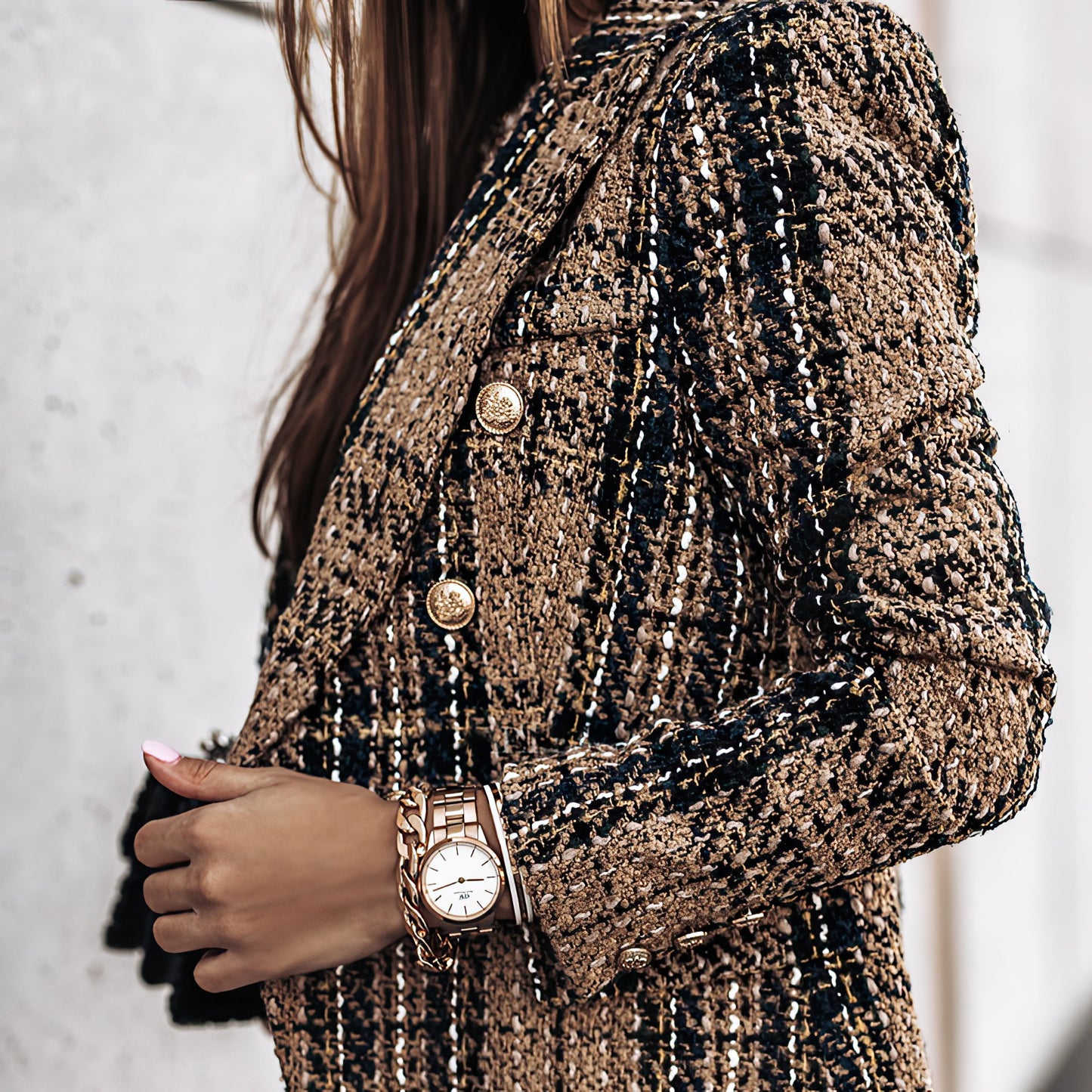Otylia | Elegante Geruite Blazer