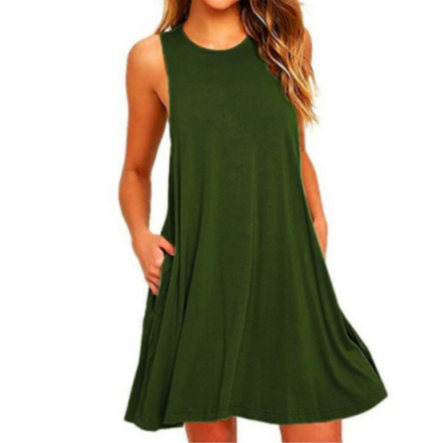 Dames Ronde Hals Mini Jurk | Casual Zomer