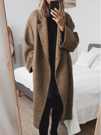Emilie | Trendy Oversized Lange Mantel