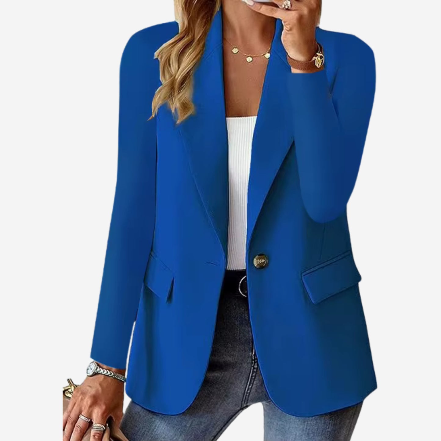 Dames Zomer Stretch Blazer | Getailleerde Pasvorm