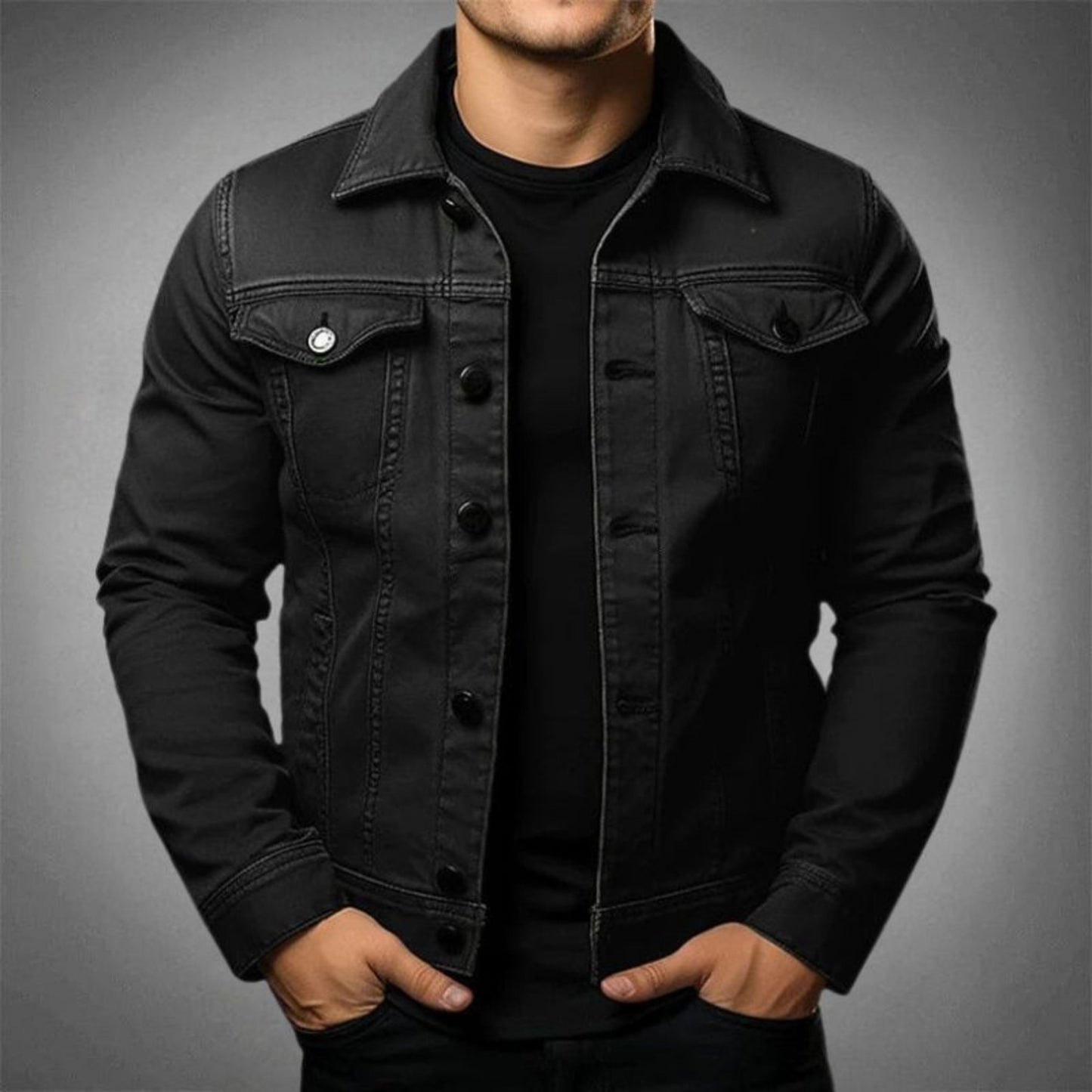 Harmold | Heren Truckerjack | Slim Fit