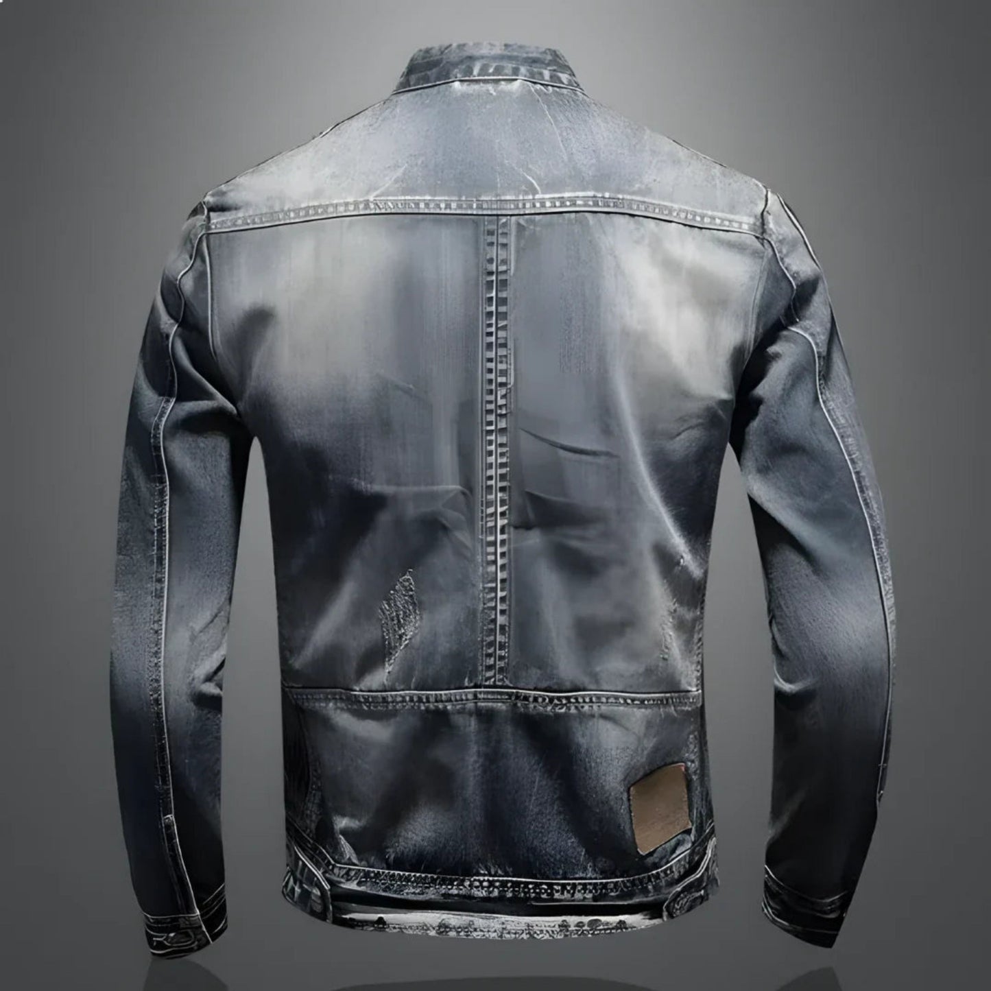 Leofwin | Heren Spijker Bikerjack | Zip-Up