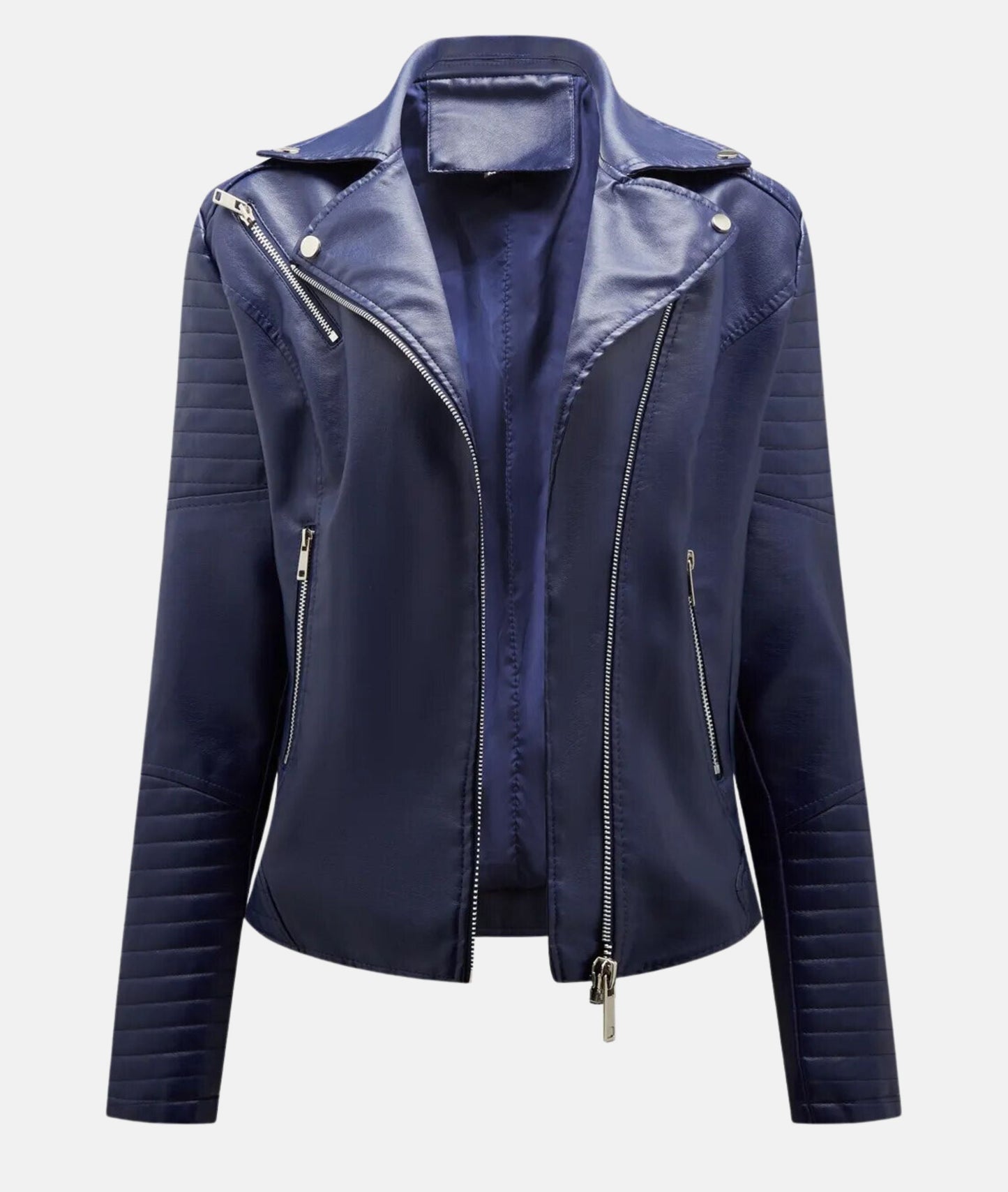 Joline | Trendy Bikerjas met Ritsen