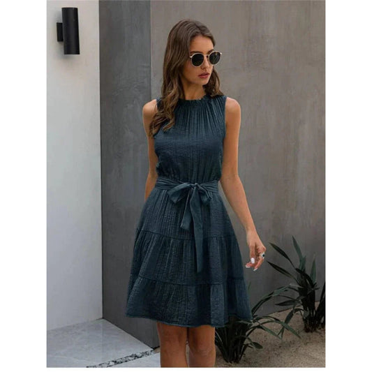Dames Ibiza Mini Jurk | Mouwloos