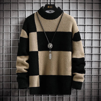 Rocco | Moderne Blokprint Trui