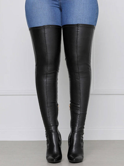 Feodora | Trendy Overknee Laarzen