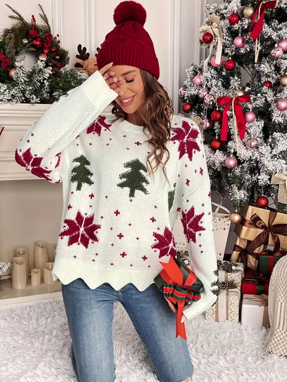 Trina | Gezellige Kerst Boom Trui