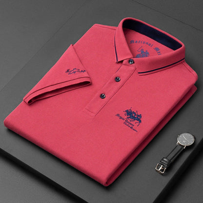 Dierwald | Heren Polo Shirt | Geborduurd Design