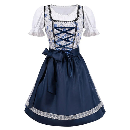 Berdiena | Dames Dirndl Jurk | Traditionele Oktoberfest Outfit