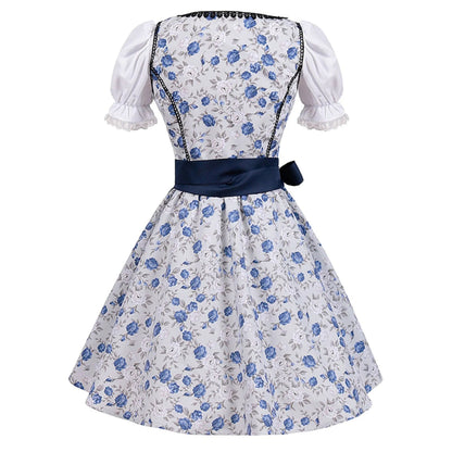 Berdiena | Dames Dirndl Jurk | Traditionele Oktoberfest Outfit