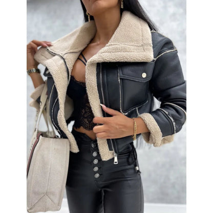 Esmarlina | Dames Bikerjack | Cropped