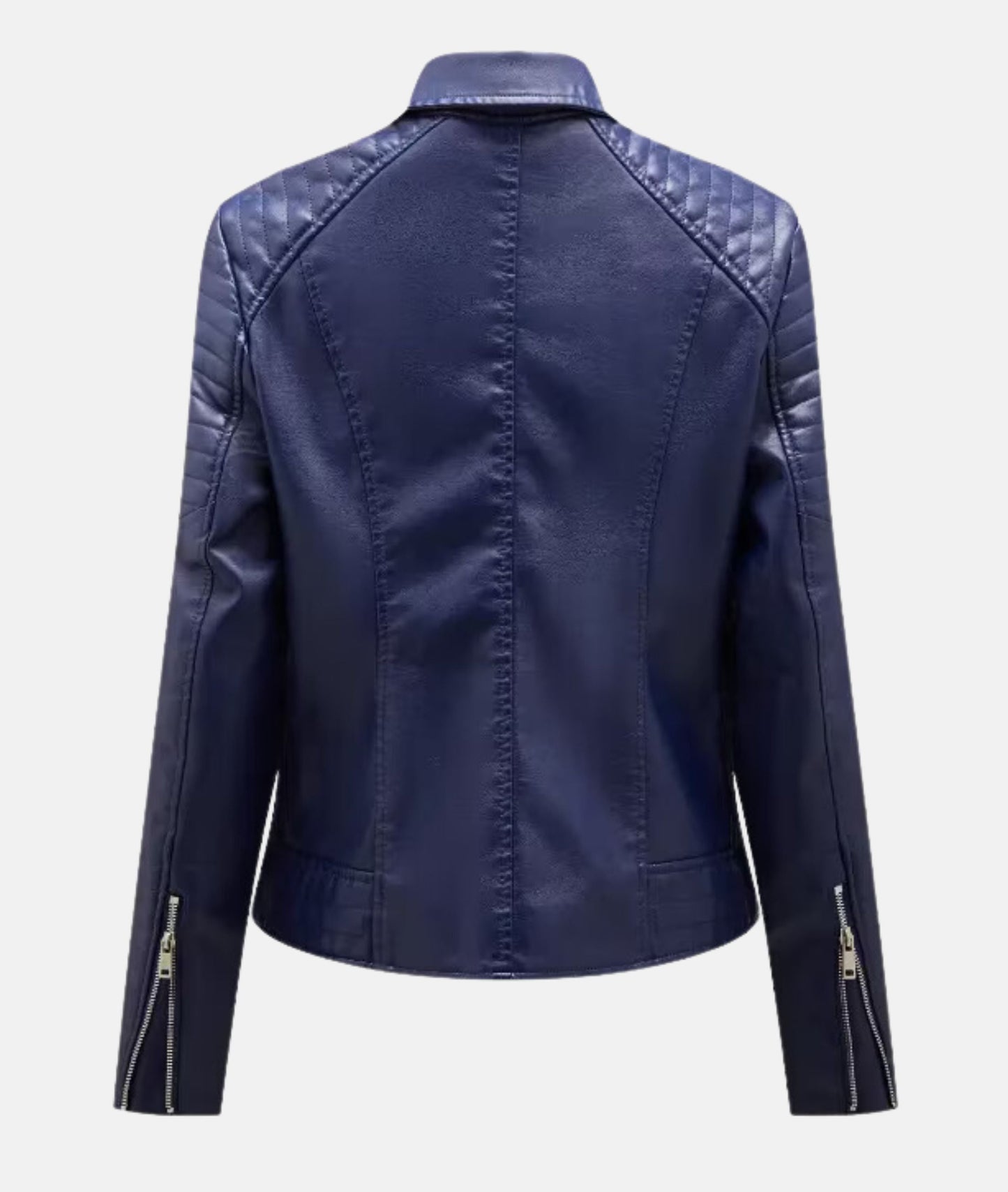 Joline | Trendy Bikerjas met Ritsen
