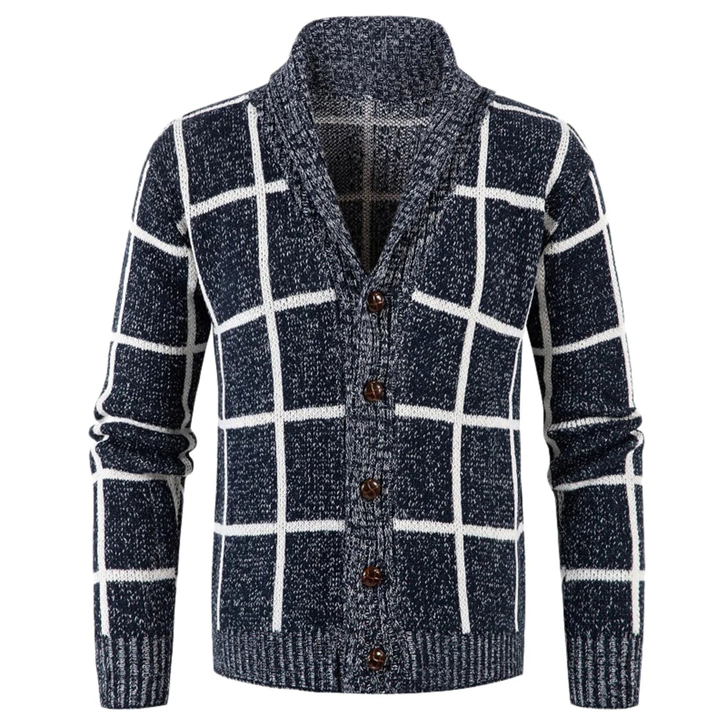 Theodor | Moderne Plaid Cardigan