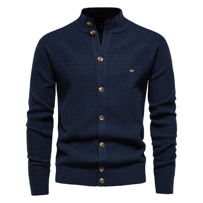 Magnus | Gebreide Cardigan Met Knopen
