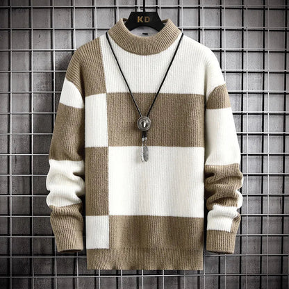 Rocco | Moderne Blokprint Trui