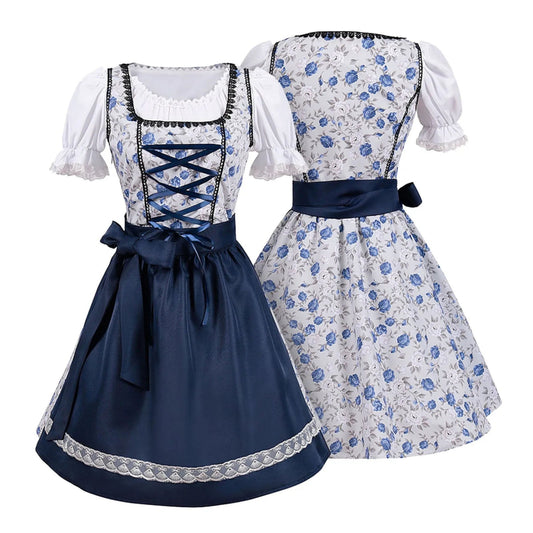 Berdiena | Dames Dirndl Jurk | Traditionele Oktoberfest Outfit