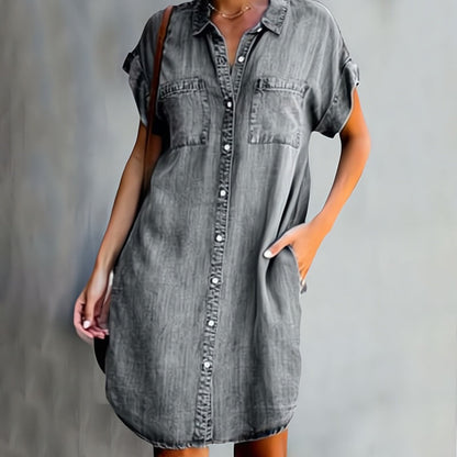 Dames Overhemdjurk | Knoopsluiting